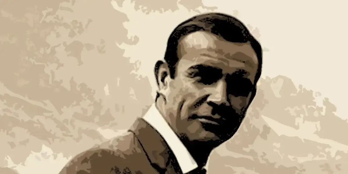 007 Sean Connery Illustration II Wall Art