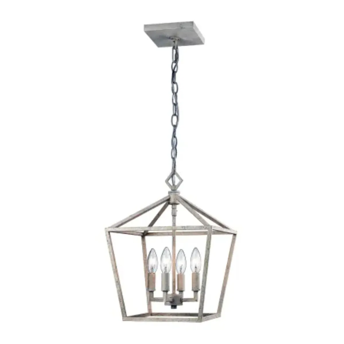 12 in. 4 Lights Pendant Light