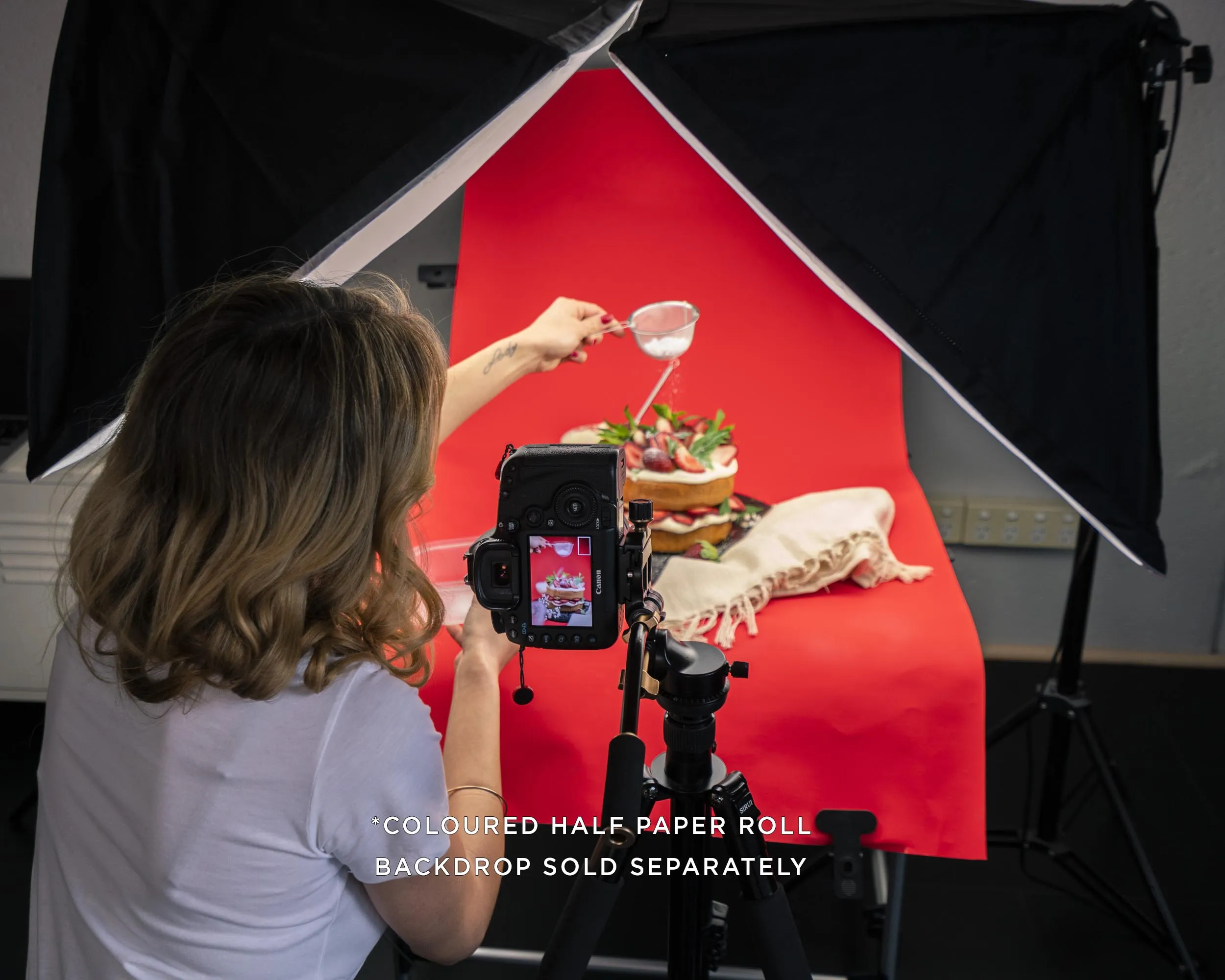 23" Food & Product Photography Lighting 'WORK HUSTLE' Table Kit