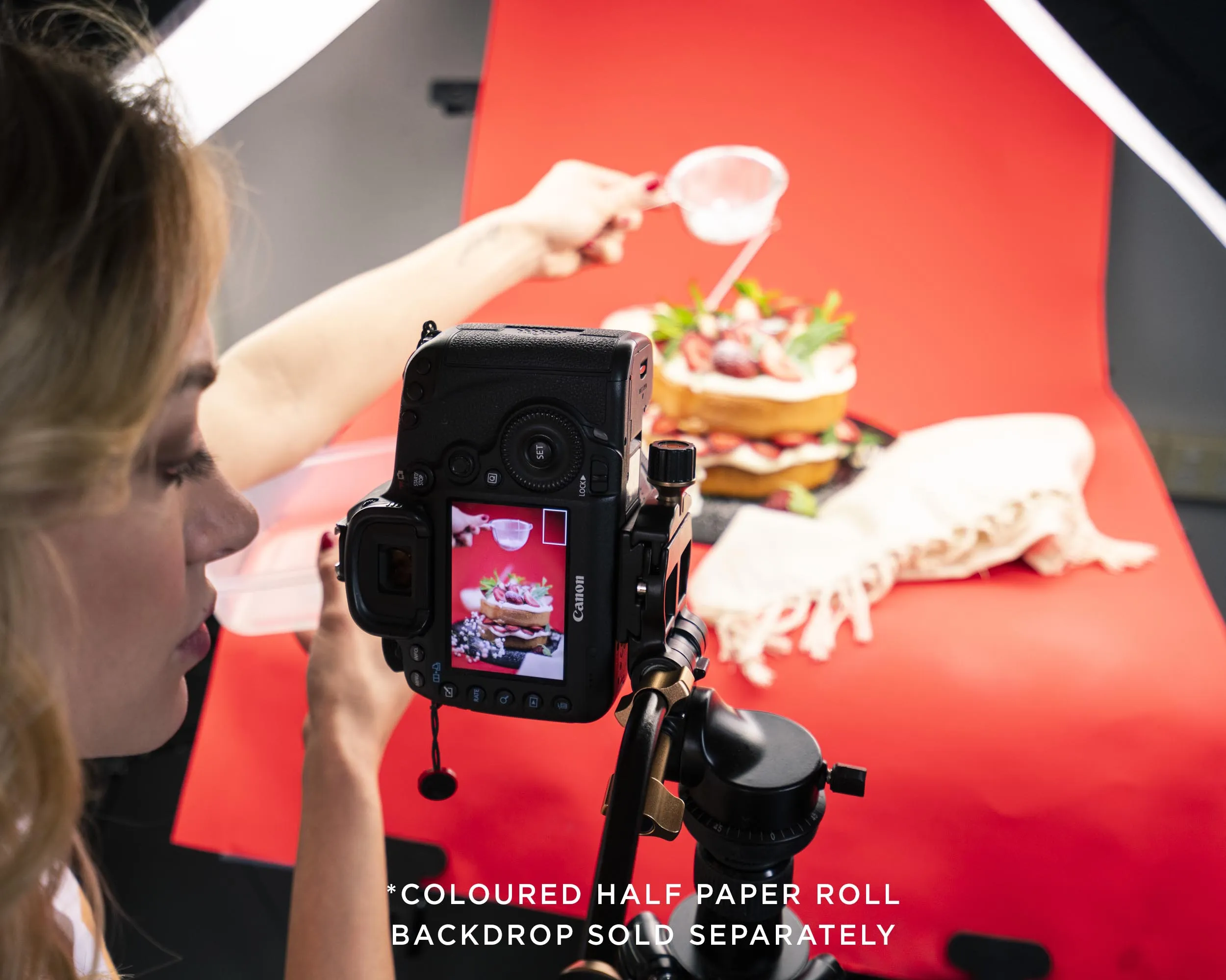 23" Food & Product Photography Lighting 'WORK HUSTLE' Table Kit