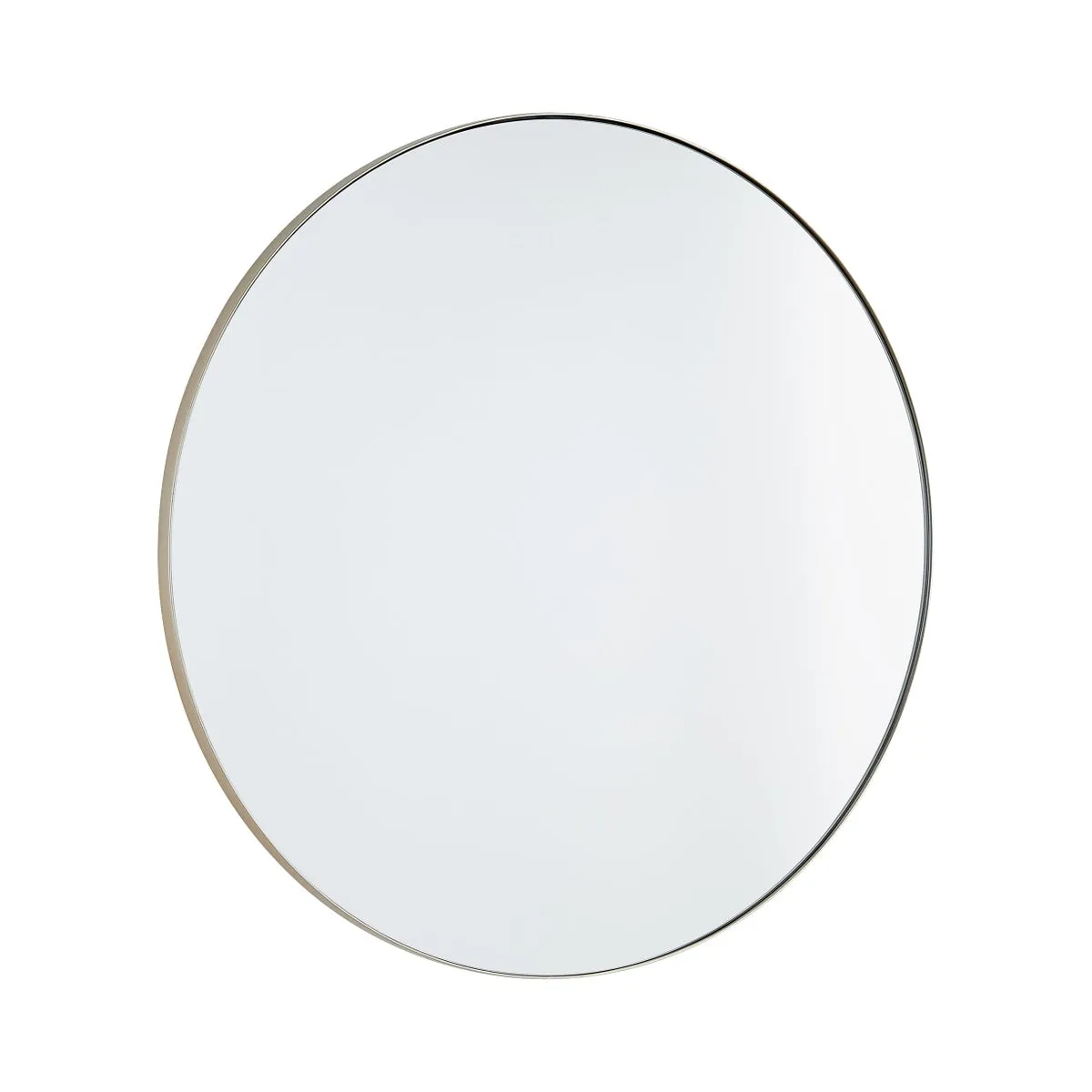 30" ROUND MIRROR- SILVER