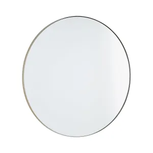 30" ROUND MIRROR- SILVER