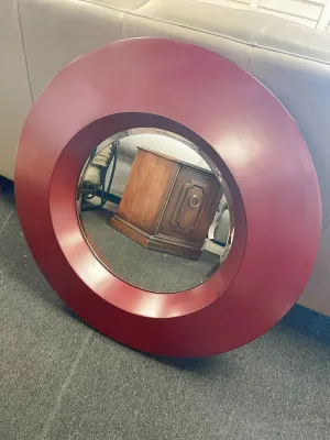 33" Burgundy Mirrors