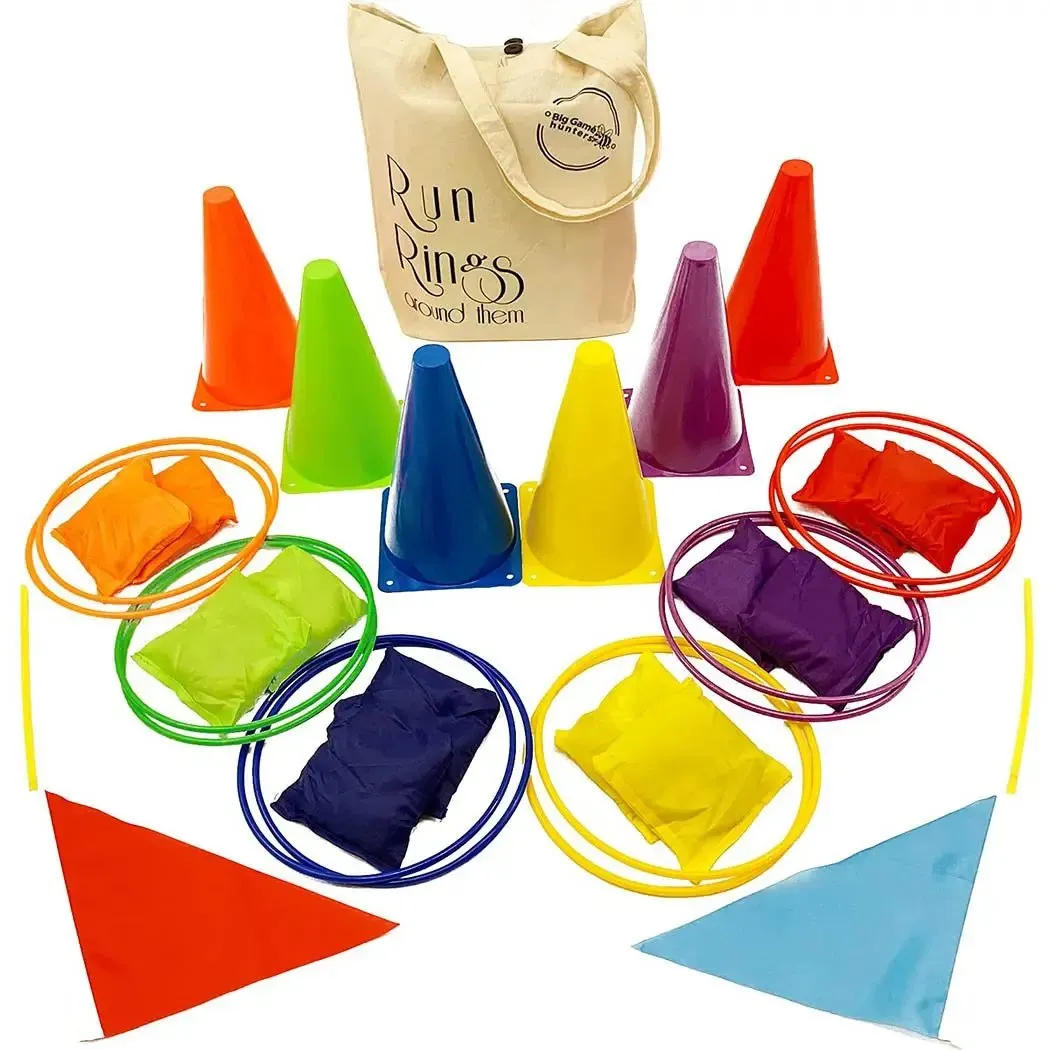 4 in 1 Wide Games Kit with Flags