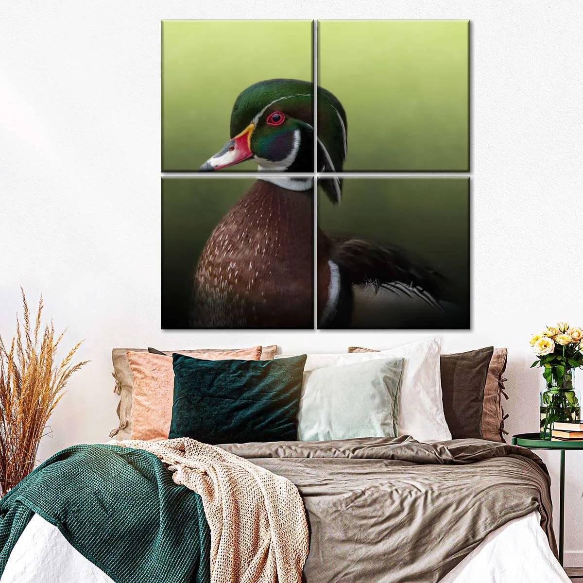 A Duck Of Many Colors Wall Art