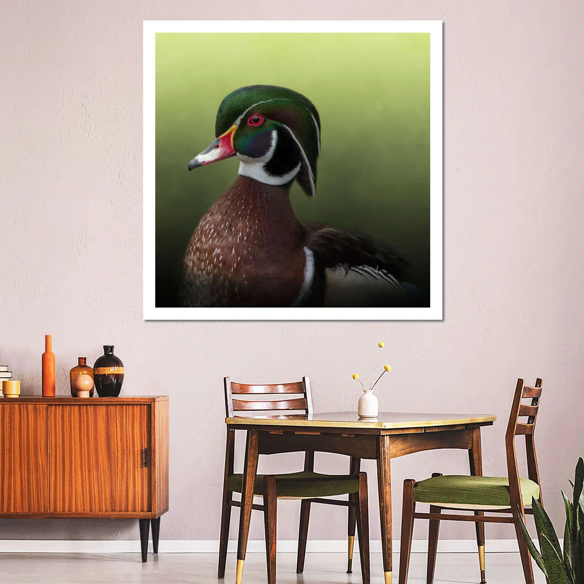 A Duck Of Many Colors Wall Art