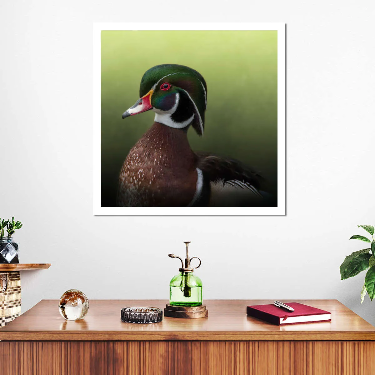 A Duck Of Many Colors Wall Art