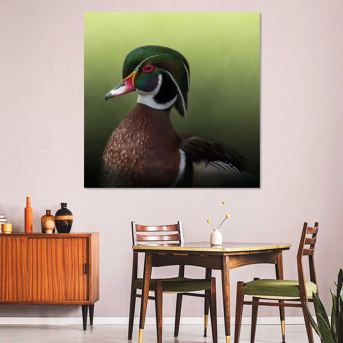 A Duck Of Many Colors Wall Art