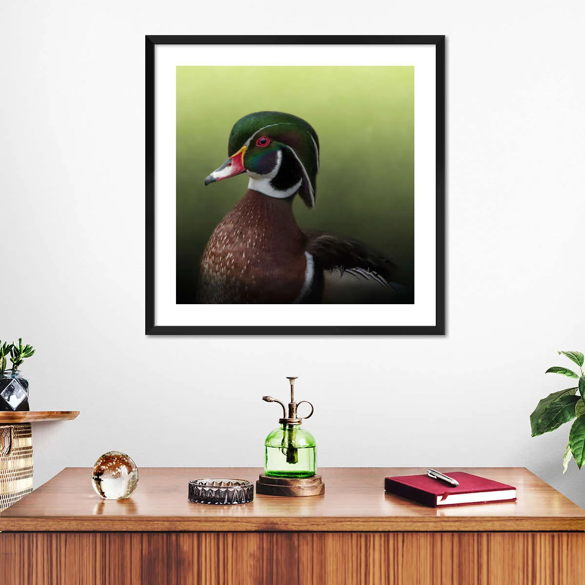 A Duck Of Many Colors Wall Art