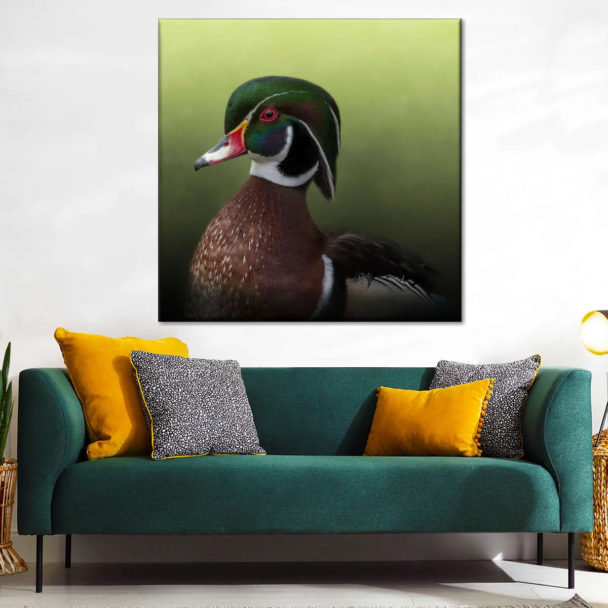 A Duck Of Many Colors Wall Art