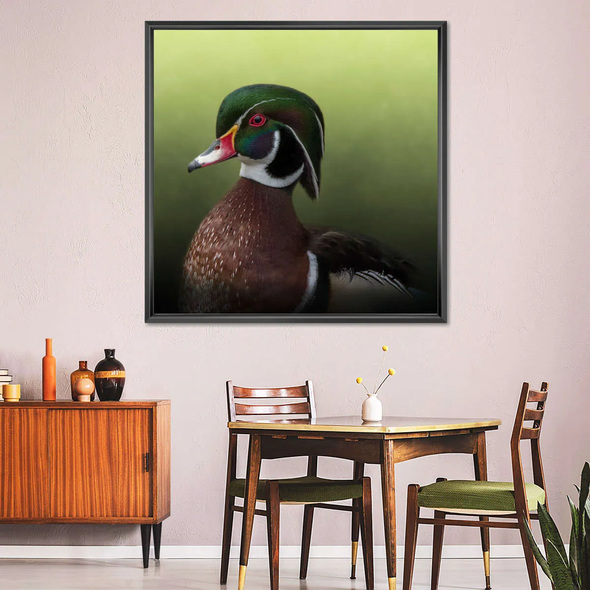 A Duck Of Many Colors Wall Art