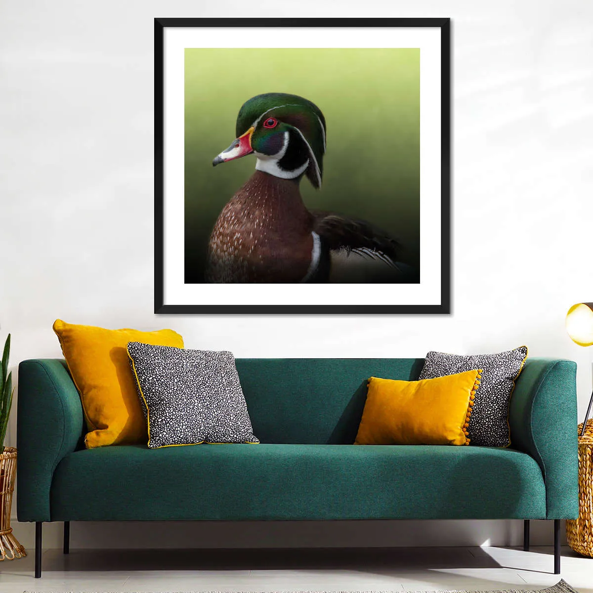 A Duck Of Many Colors Wall Art