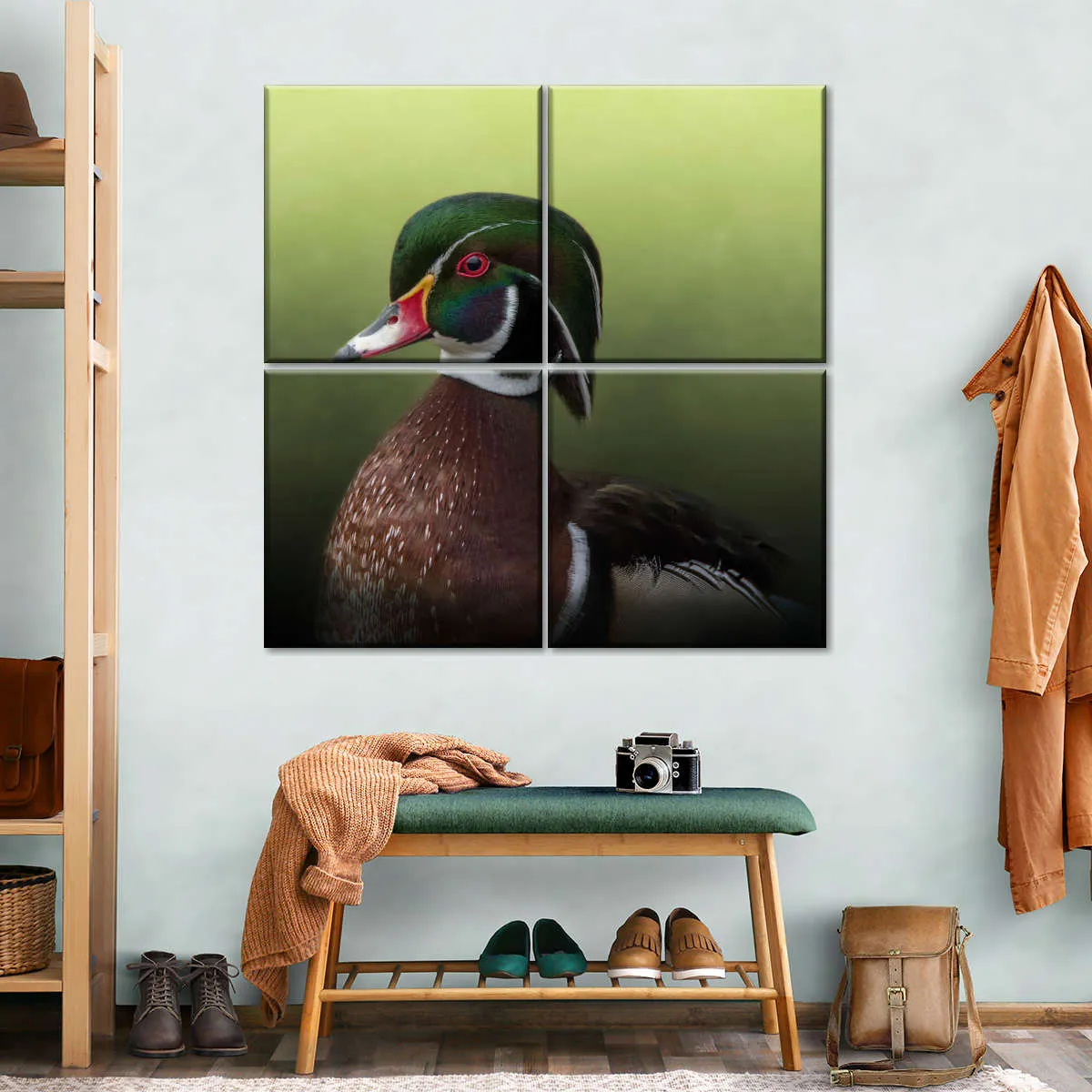 A Duck Of Many Colors Wall Art