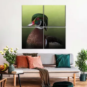 A Duck Of Many Colors Wall Art