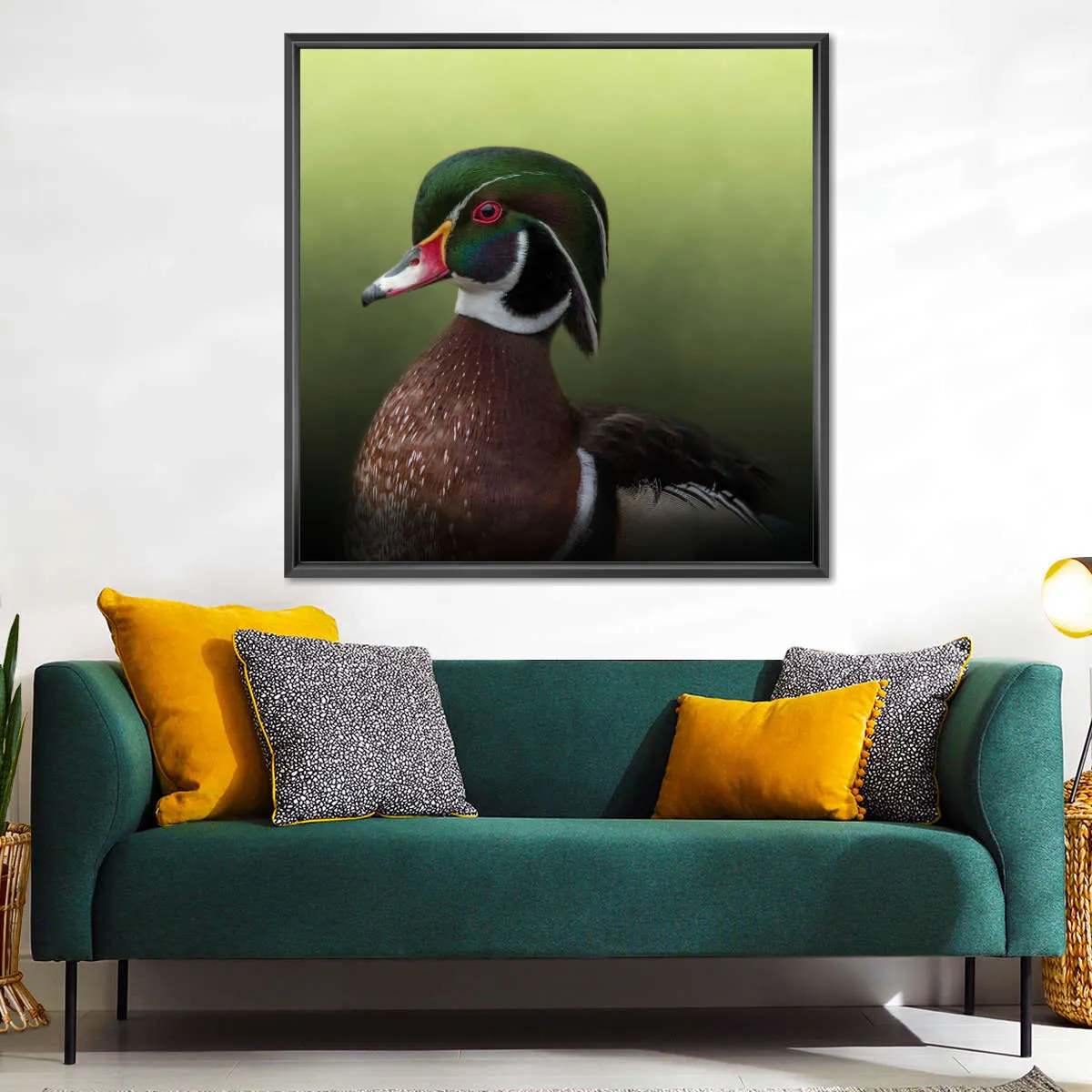 A Duck Of Many Colors Wall Art