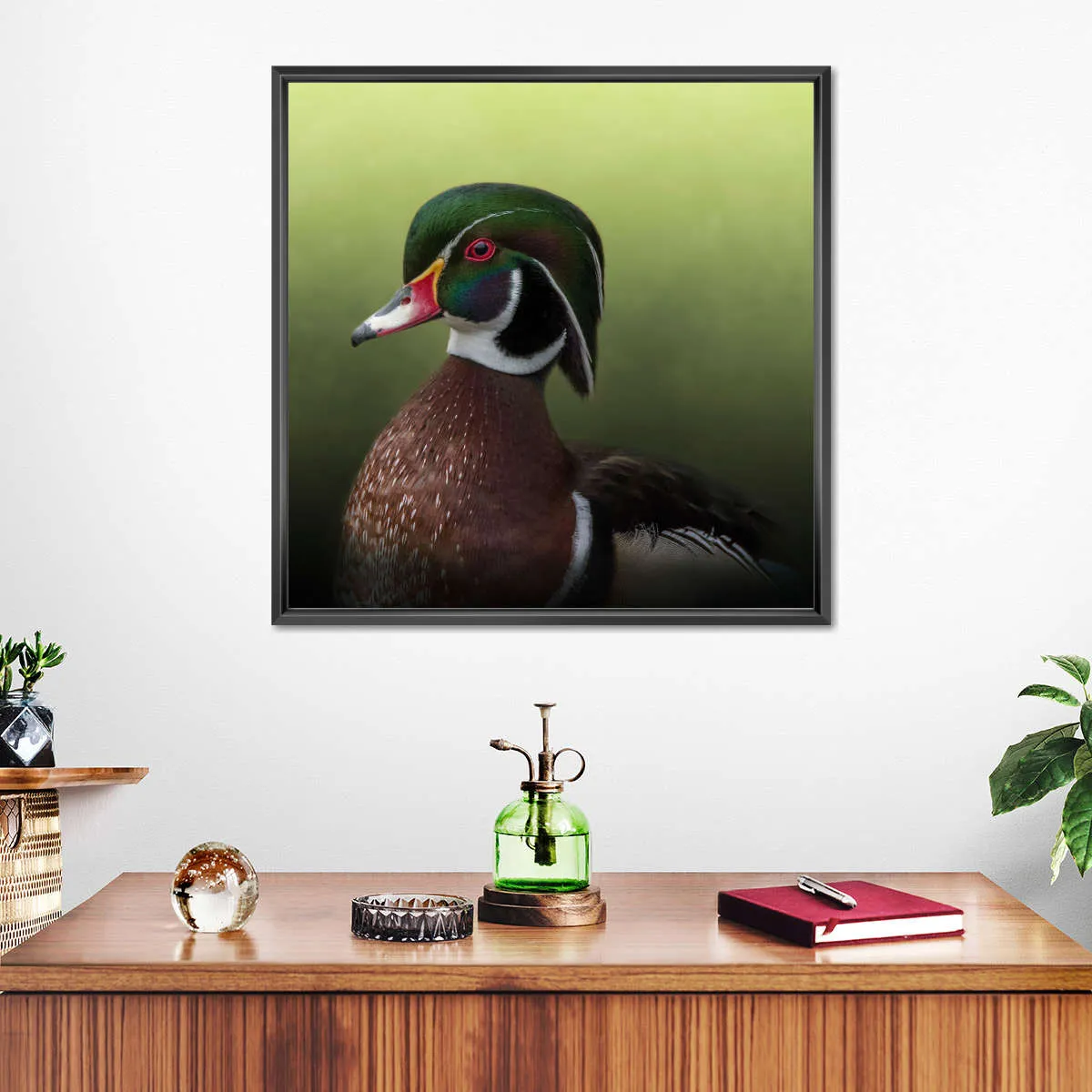 A Duck Of Many Colors Wall Art