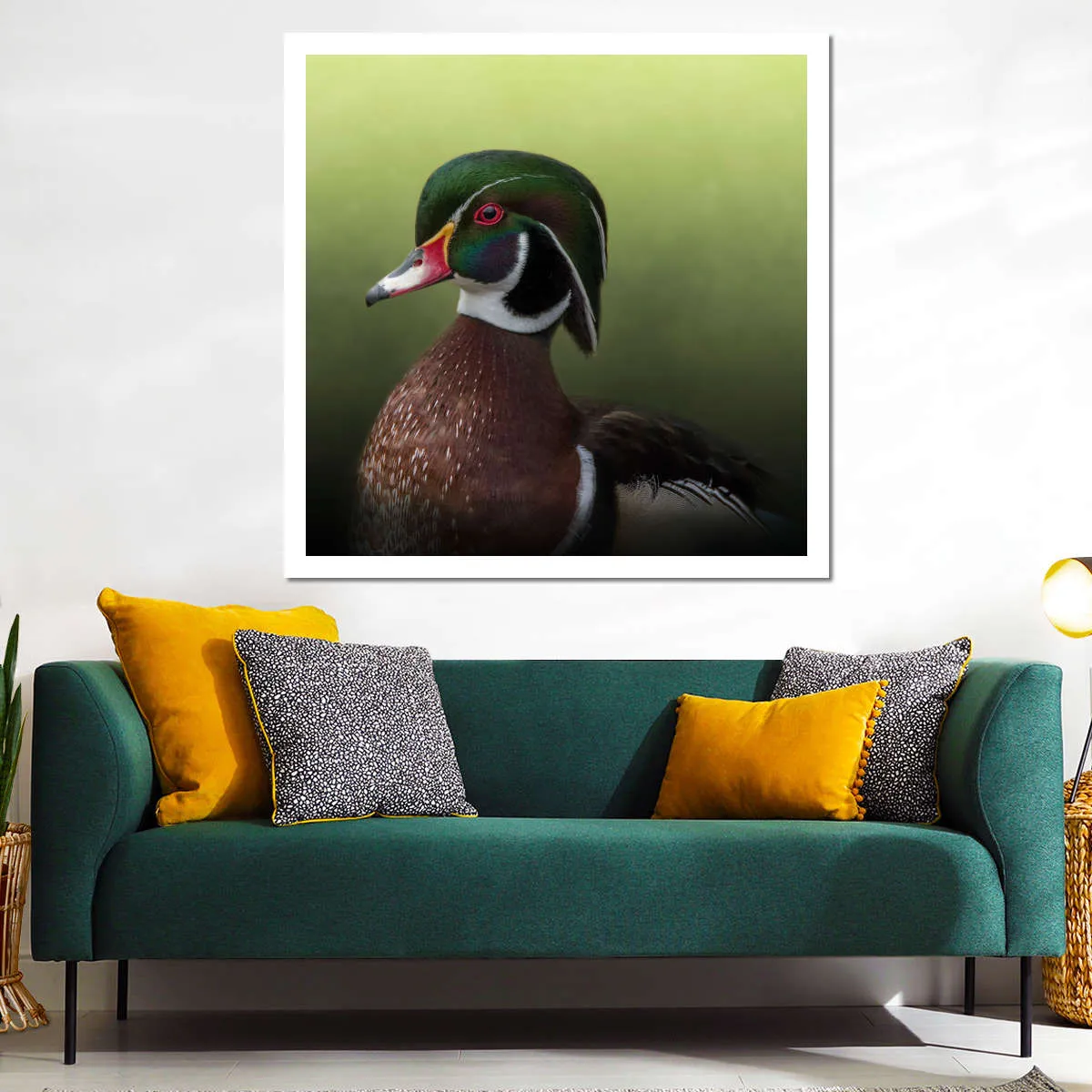 A Duck Of Many Colors Wall Art