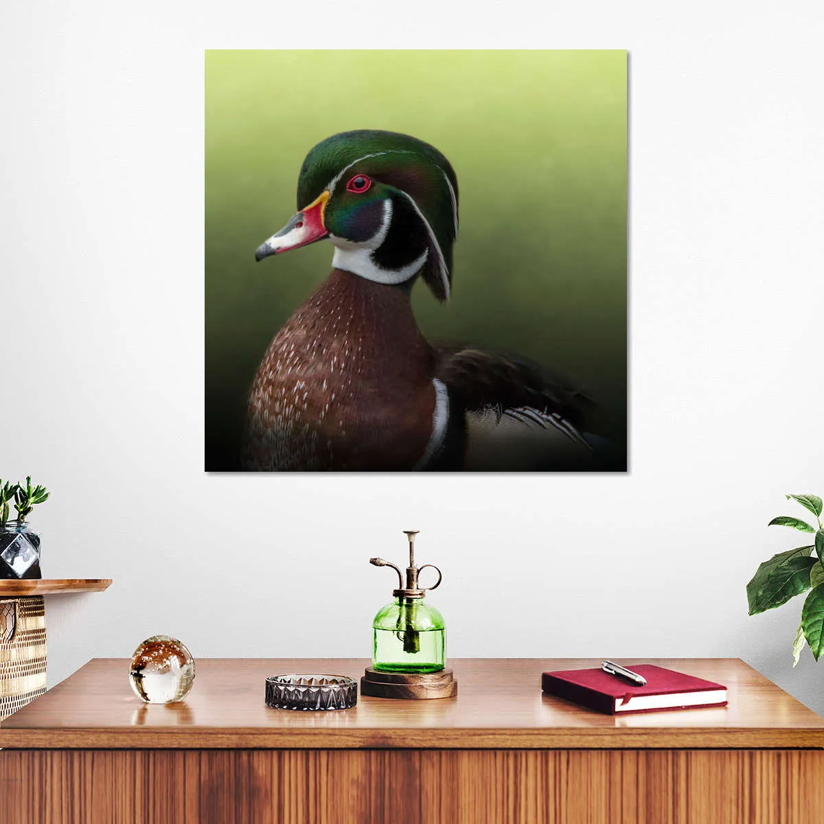 A Duck Of Many Colors Wall Art