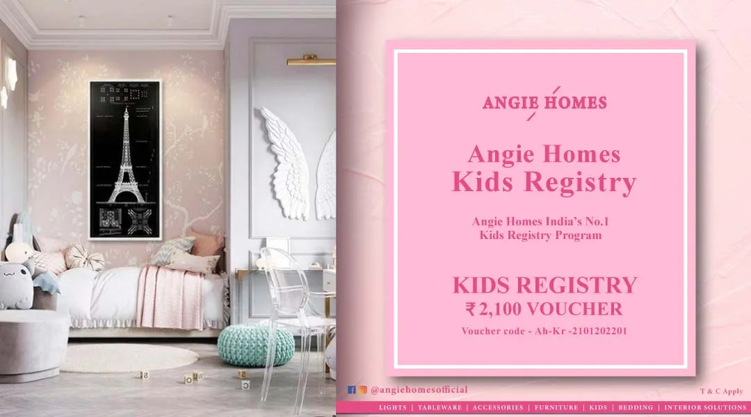 Angie Homes Kids Registry Gift Voucher for Stylish Artwork