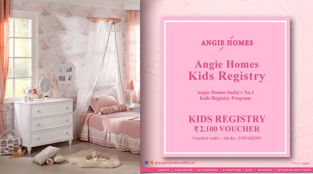 Angie Homes Kids Registry Gift Voucher for Stylish Side Desk