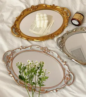 Antique Mirror Tray