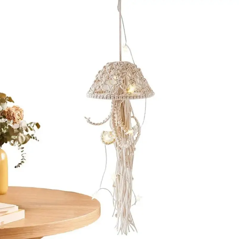 Artistic Jellyfish Dream Catcher Handmade Lamp