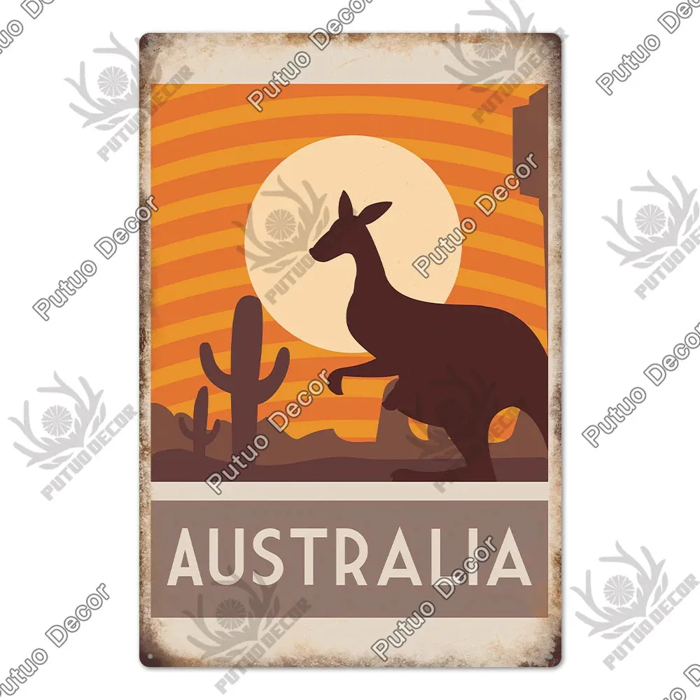 Australian Sign Club Party Living Room Wall Decor