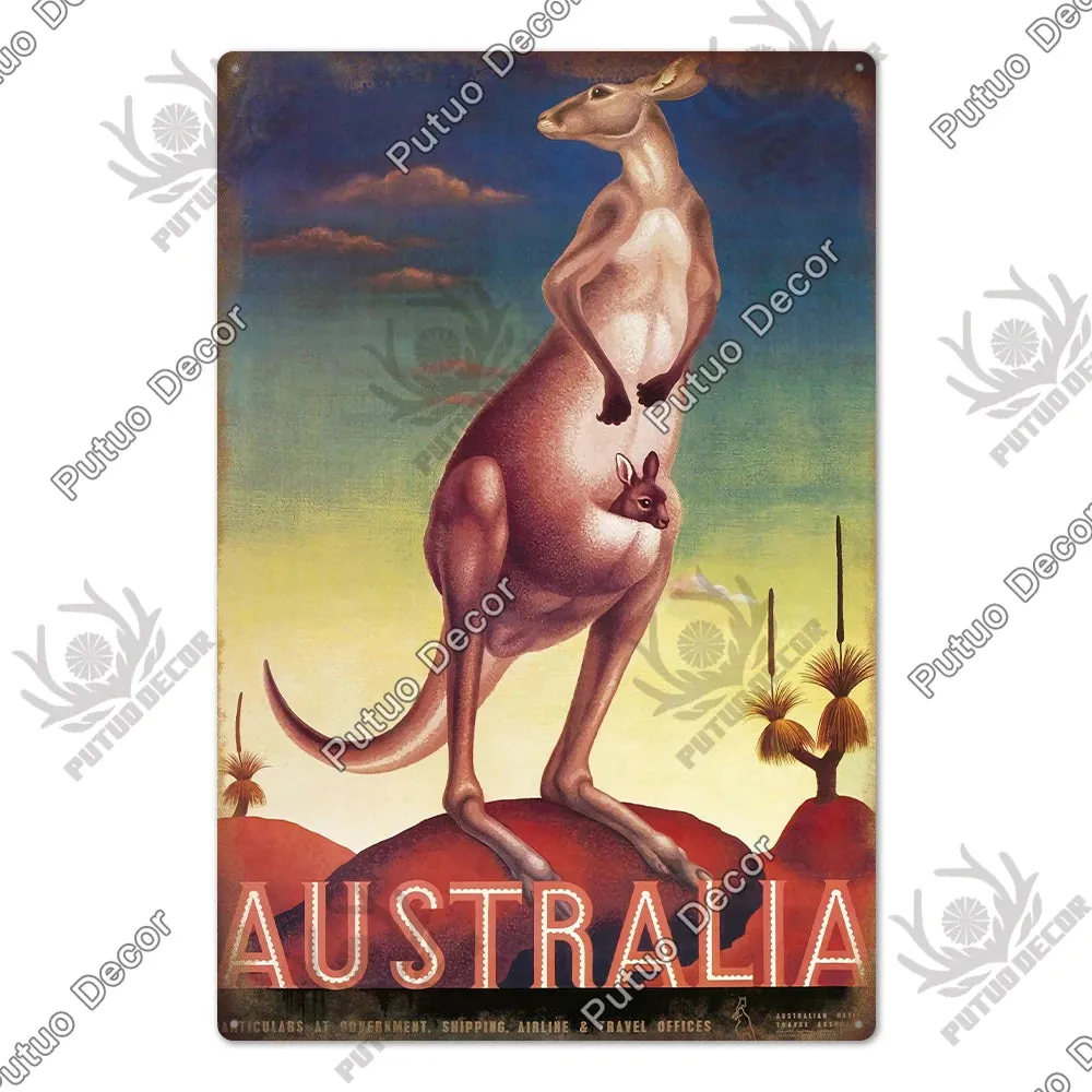 Australian Sign Club Party Living Room Wall Decor