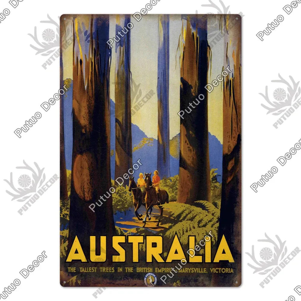 Australian Sign Club Party Living Room Wall Decor