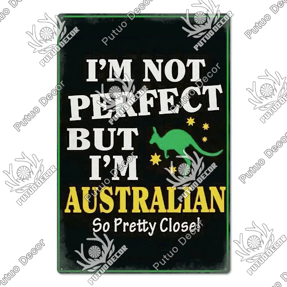 Australian Sign Club Party Living Room Wall Decor