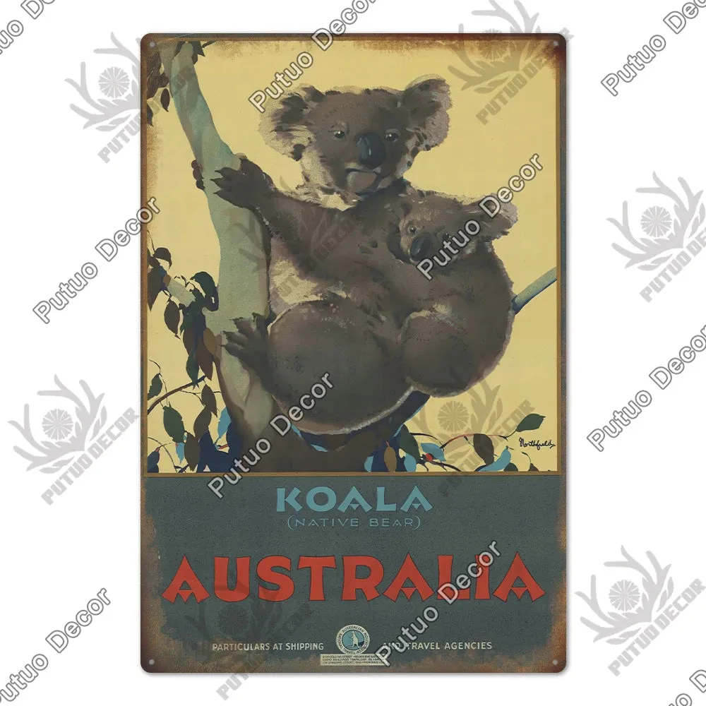 Australian Sign Club Party Living Room Wall Decor