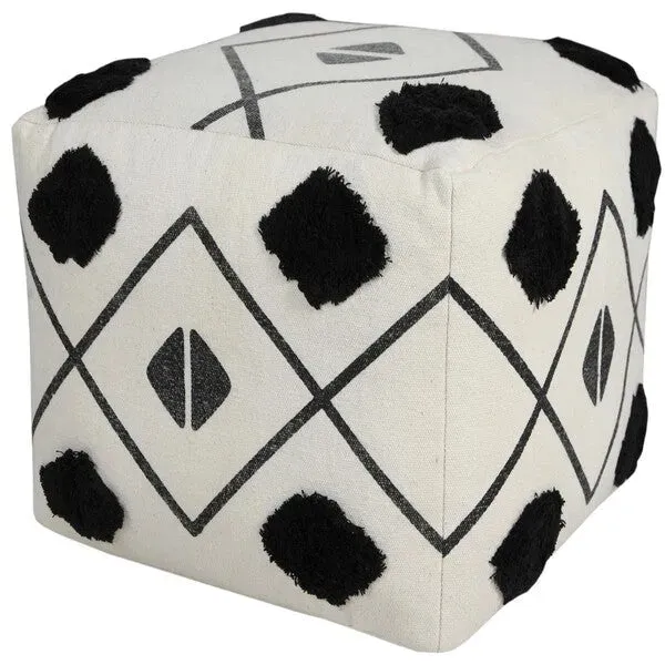 Avant-garde 03461BLK Black Pouf