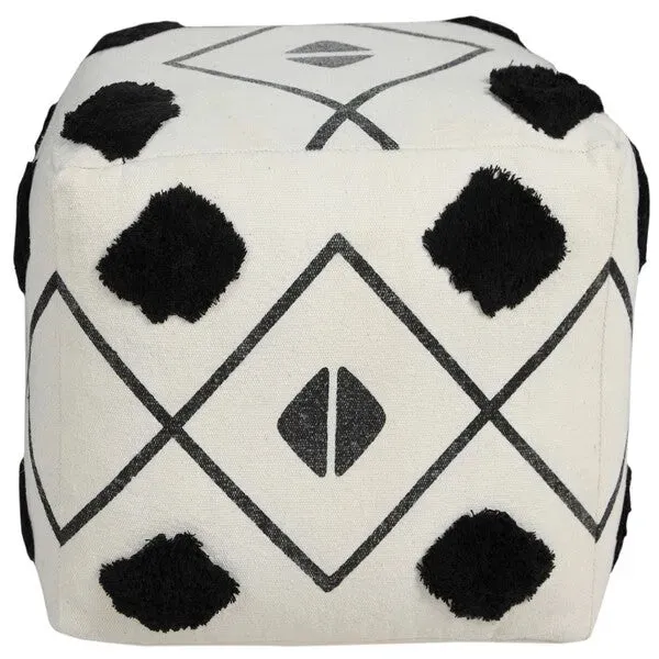 Avant-garde 03461BLK Black Pouf