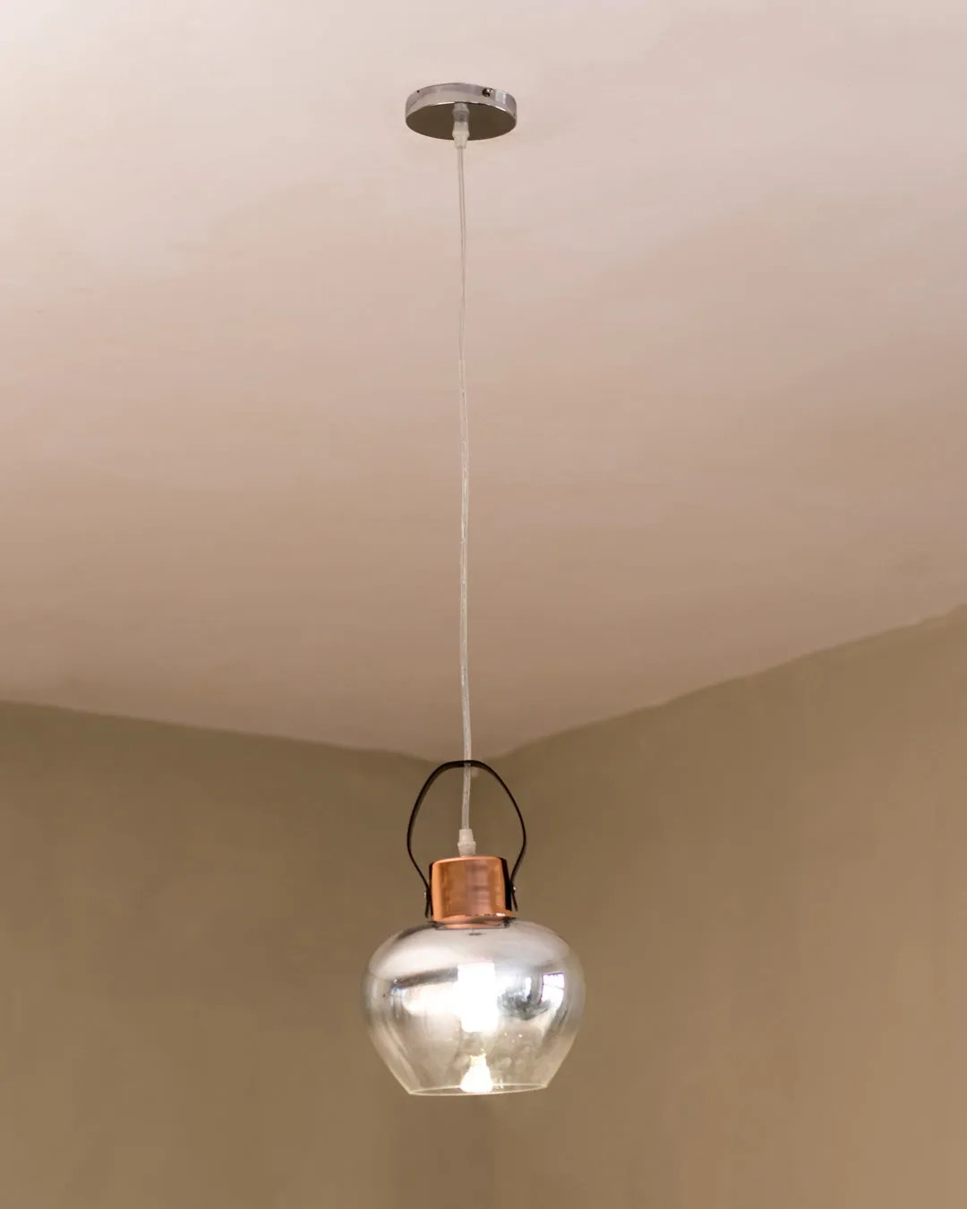 Bermejo Smoke Glass Pendant Light