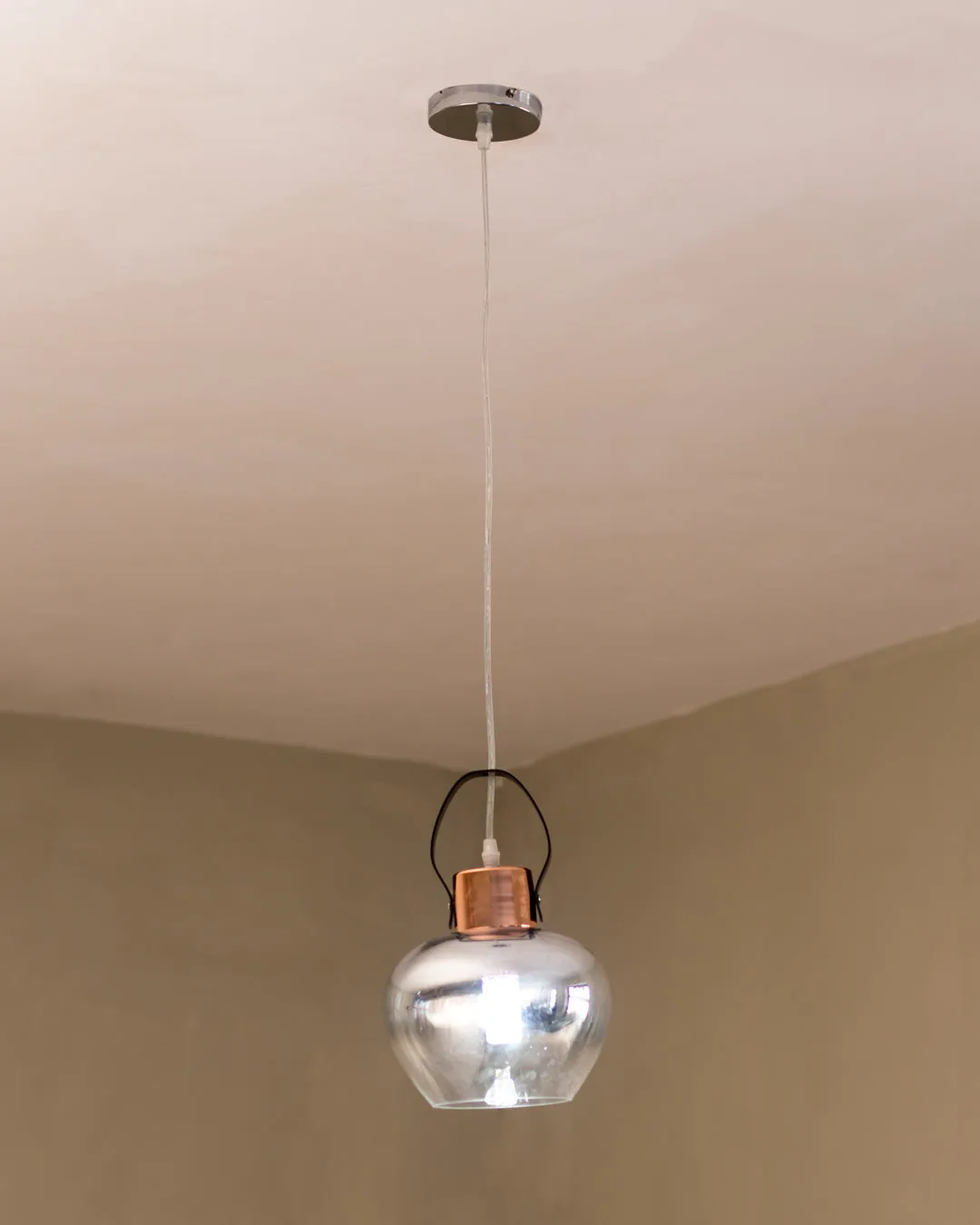 Bermejo Smoke Glass Pendant Light