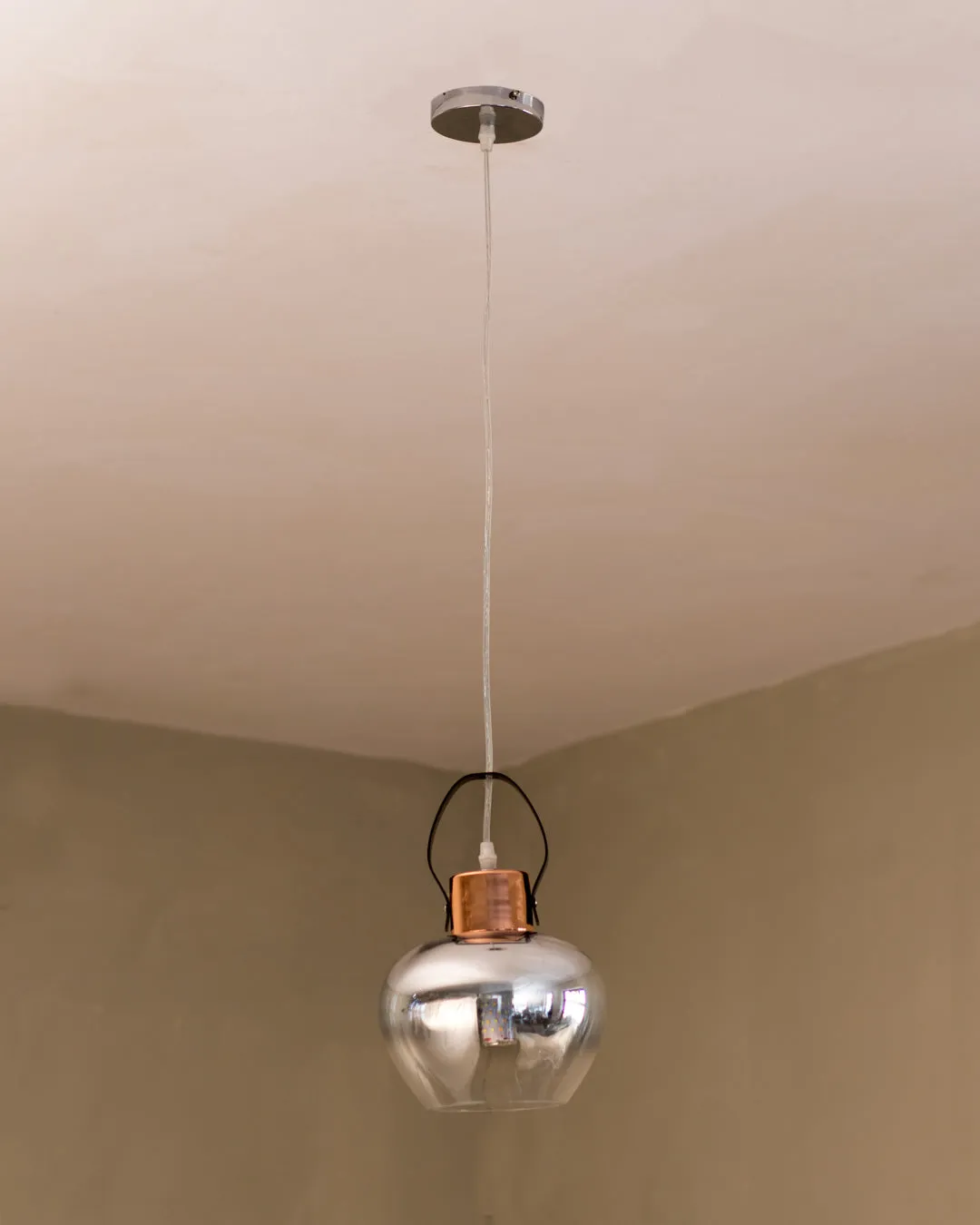 Bermejo Smoke Glass Pendant Light