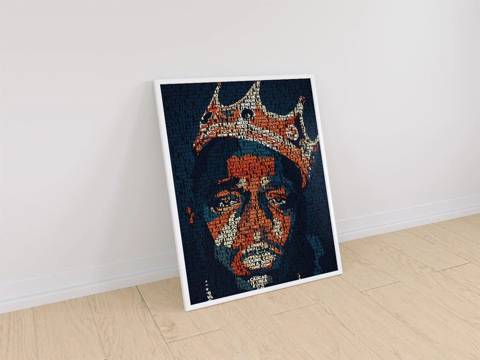 Biggie Smalls Custom Printing, Home Decor, Wall Hanging, Custom Music Canvas, Biggie Smalls Home Decor