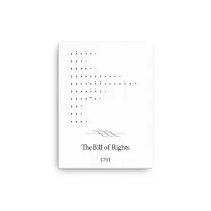 Bill of Rights - Canvas Print