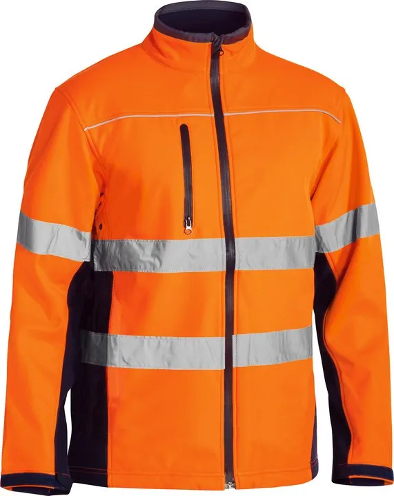 BJ6059T Bisley Softshell Jacket With 3M Reflective Tape