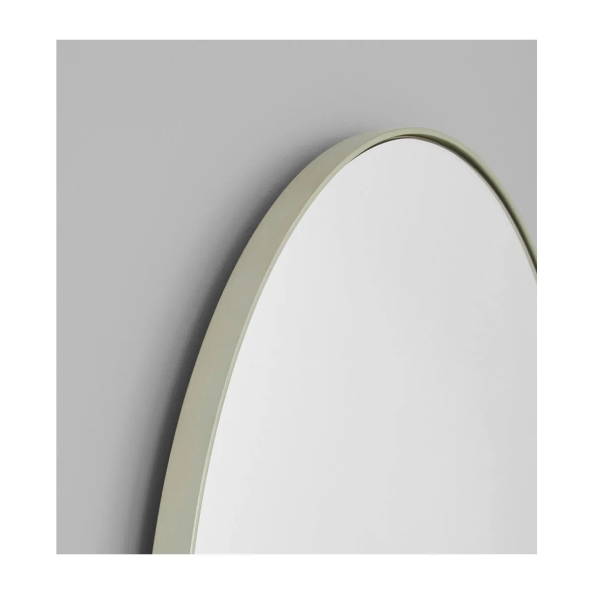 Bjorn Arch Floor Mirror (Silver)