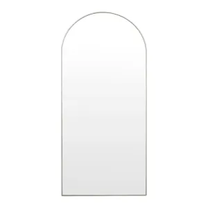 Bjorn Arch Floor Mirror (Silver)