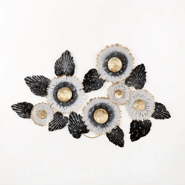 Black & White Sun Flower Stylish Wall Art