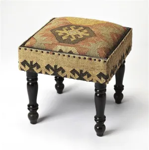 Boho Jute Storage Stool