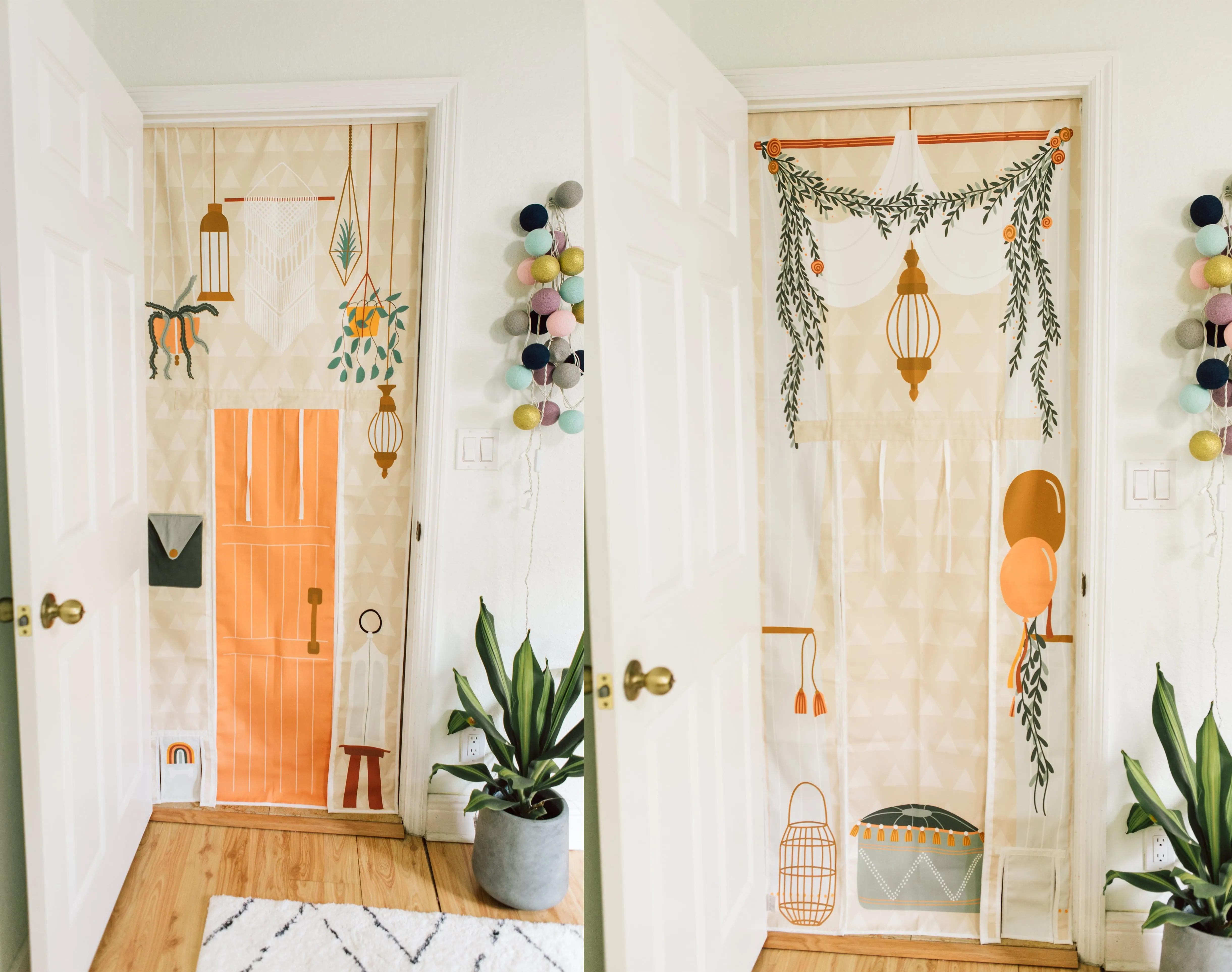 Boho Tea Doorway Playhouse