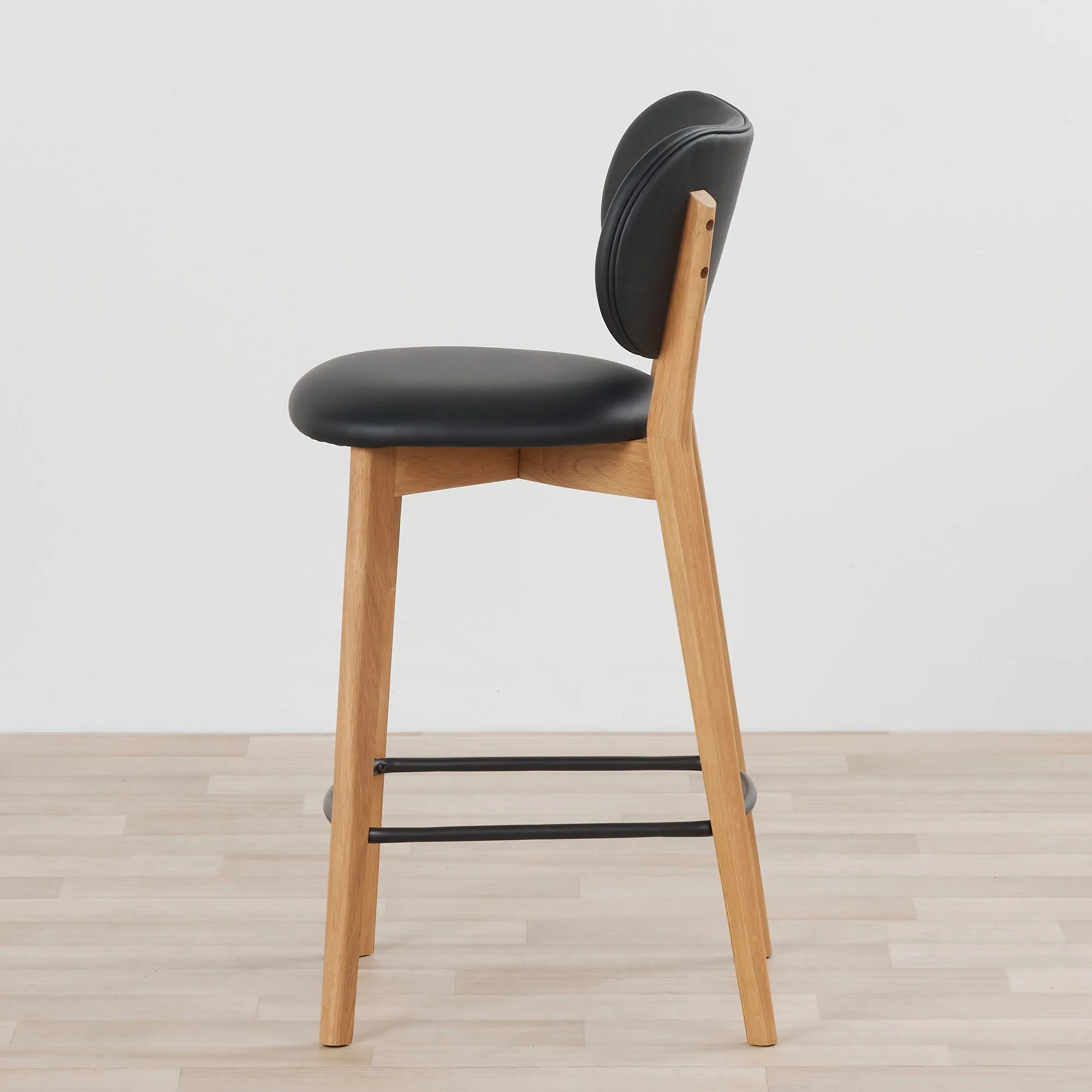 Briar Counter Stool - Oak/Black