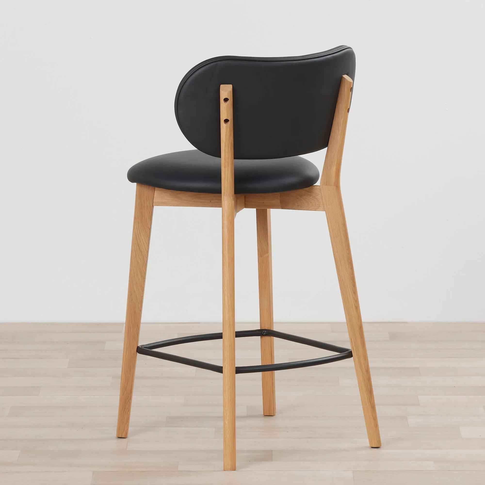 Briar Counter Stool - Oak/Black