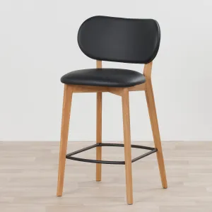 Briar Counter Stool - Oak/Black