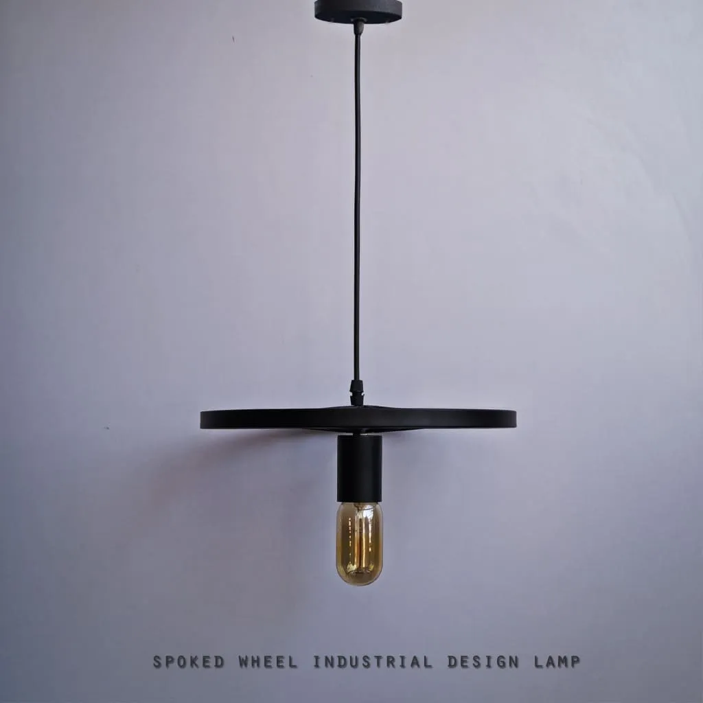 Clh137 Spoked Wheel Industrial Design Lamp