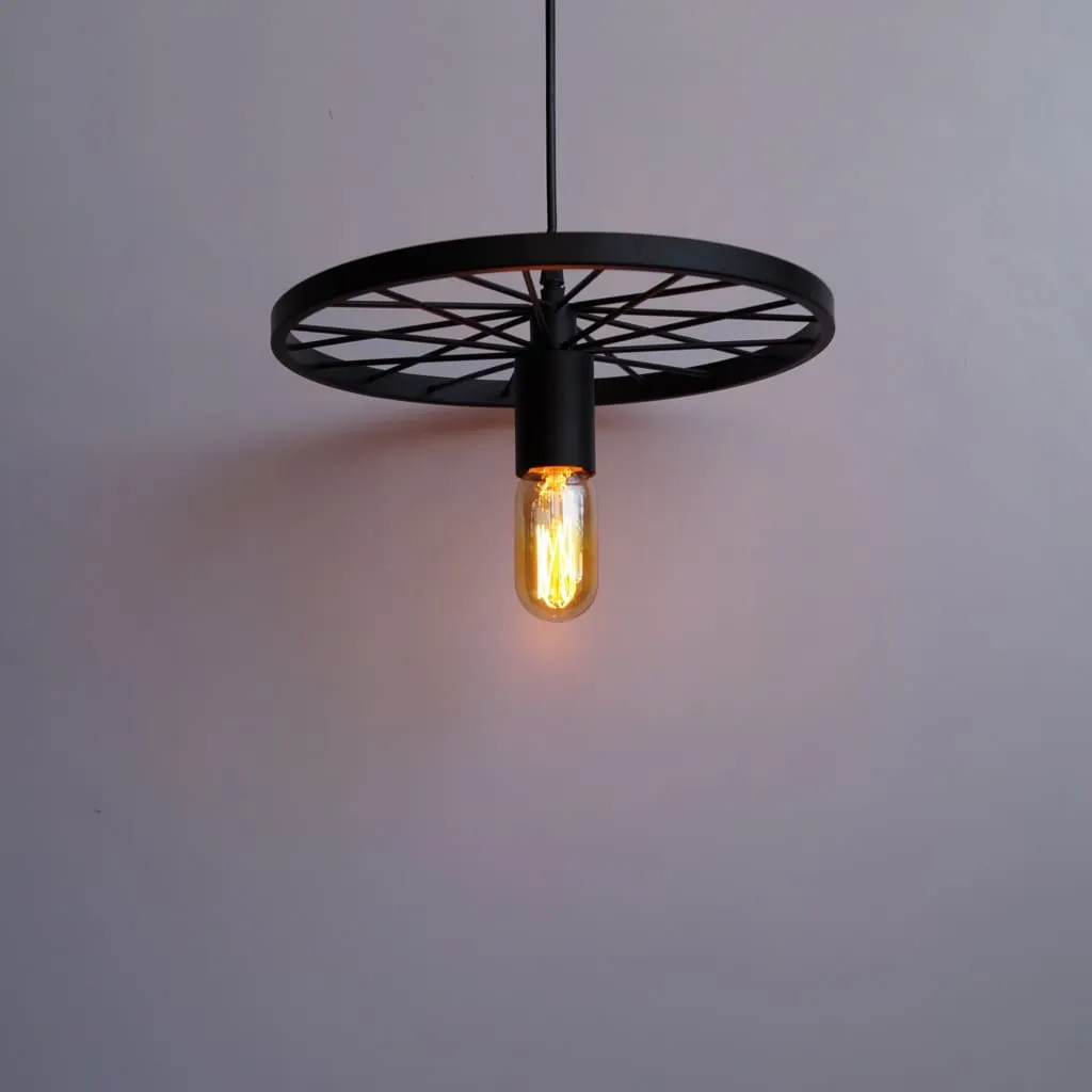 Clh137 Spoked Wheel Industrial Design Lamp