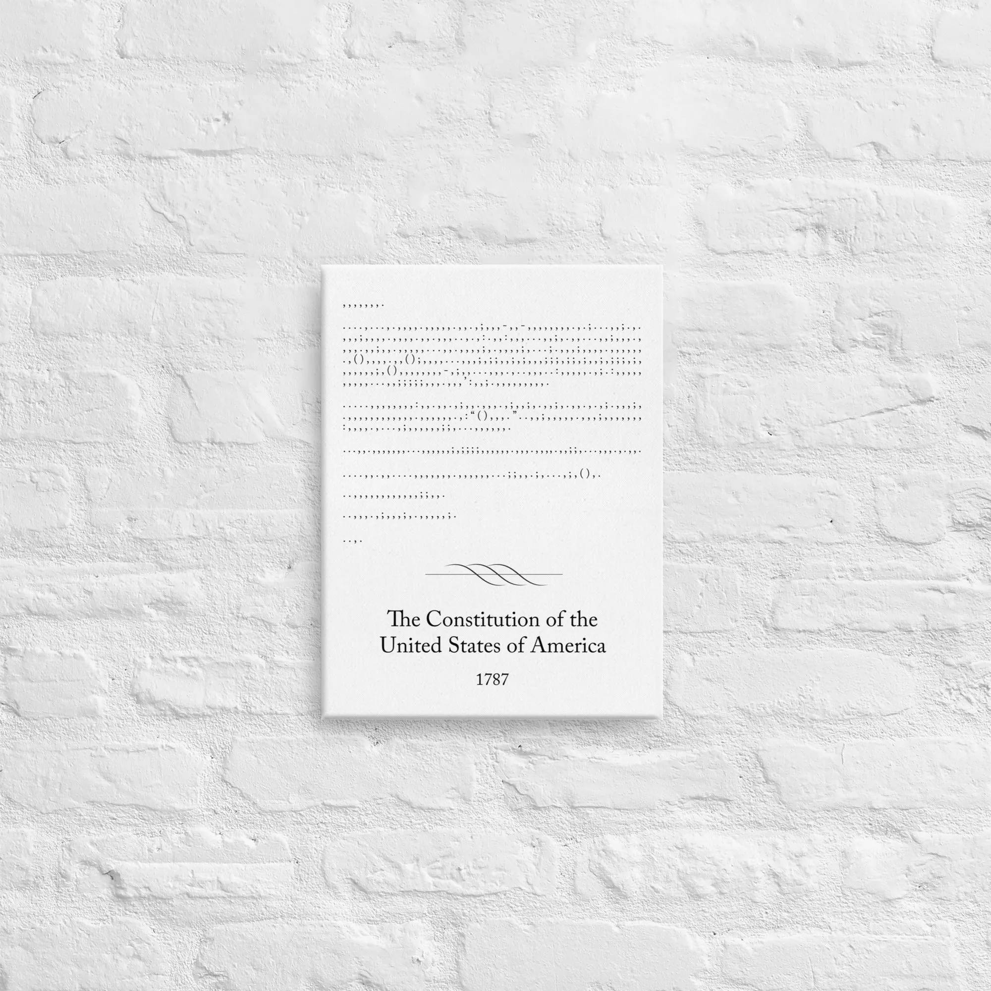 Constitution - Canvas Print